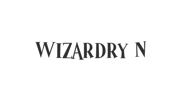 Wizardry Night font thumb